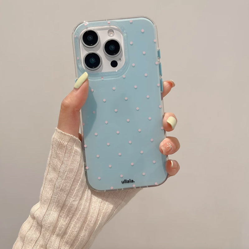 5color mini dot iPhone case