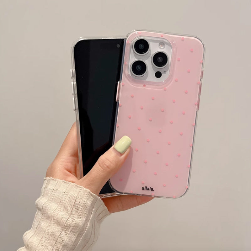 5color mini dot iPhone case