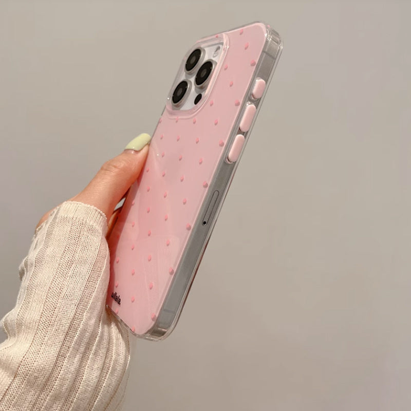 5color mini dot iPhone case