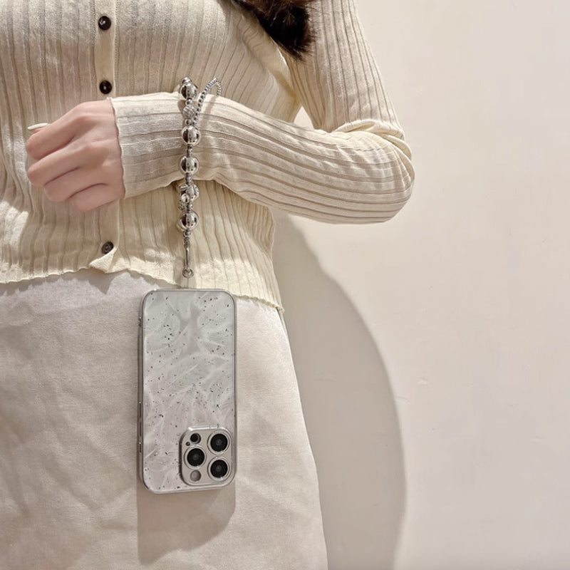 metal feather iPhone case