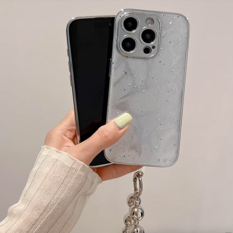 metal feather iPhone case