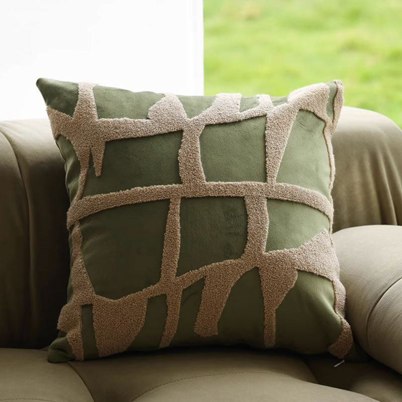 5design green natural cushion