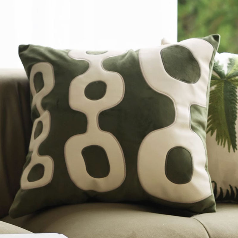 5design green natural cushion