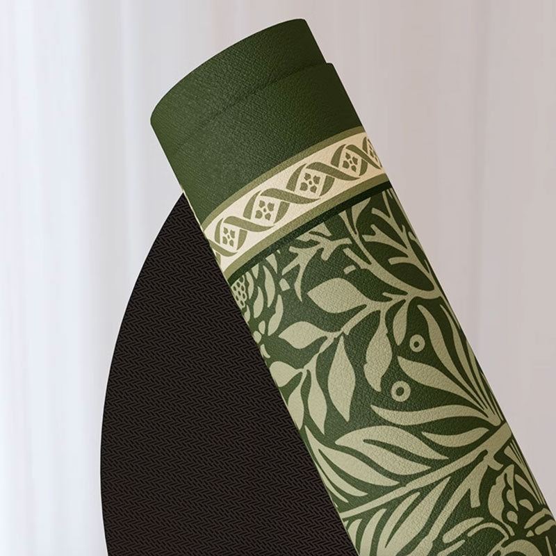 deep botanical bath mat