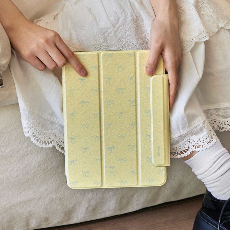 lemon yellow iPad case