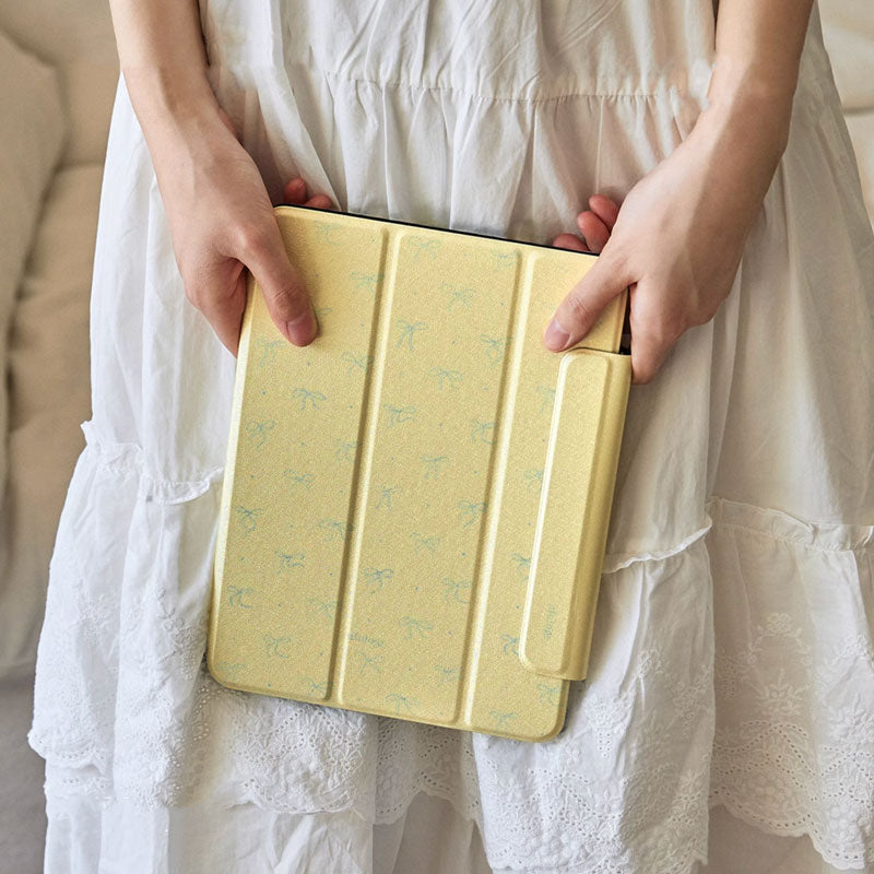 lemon yellow iPad case