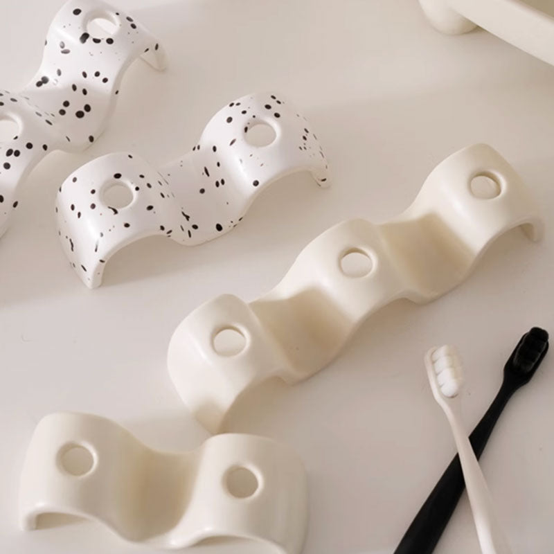 4color wave toothbrush stand