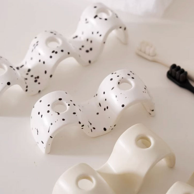 4color wave toothbrush stand