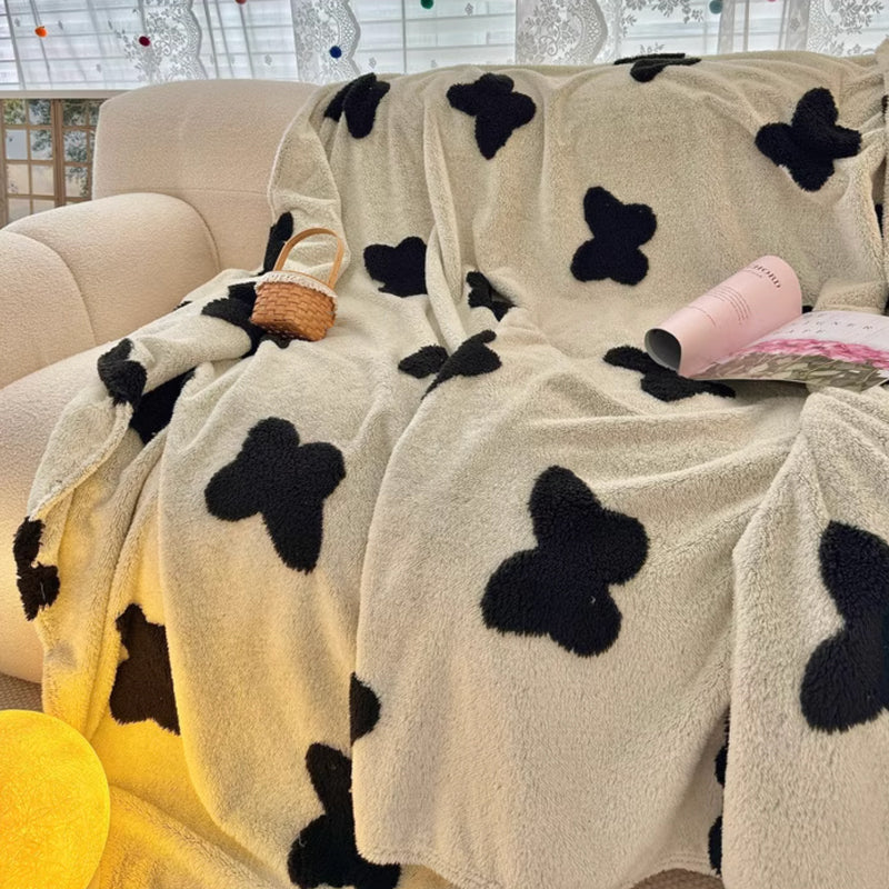 9design girly boa blanket