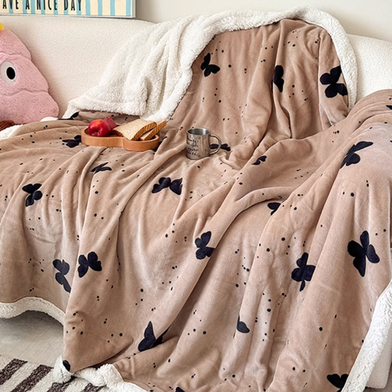 10design feminine boa blanket