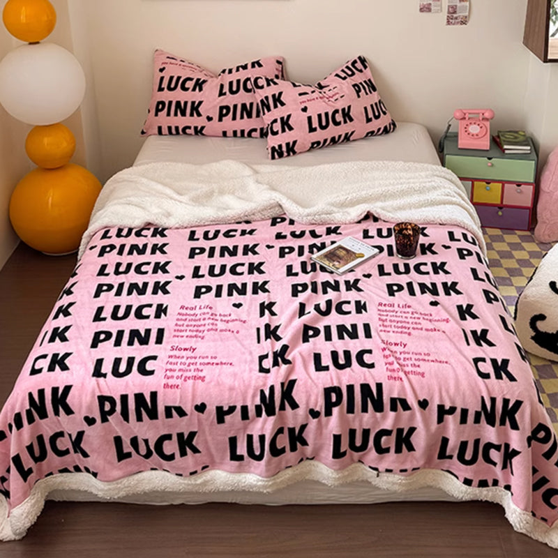 10design feminine boa blanket
