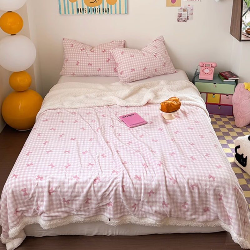 10design feminine boa blanket