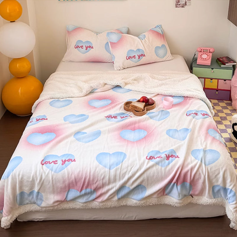 10design feminine boa blanket