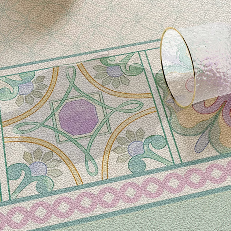 mint retro tile table mat