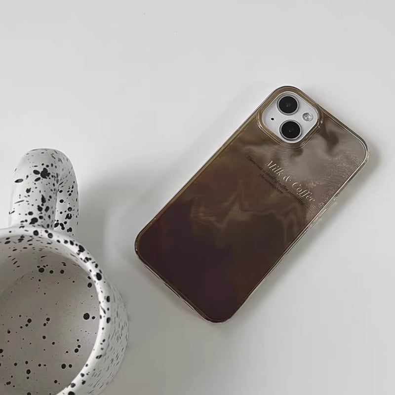 brown marble iPhone case
