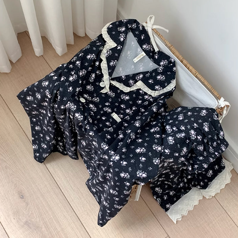 black flower room wear