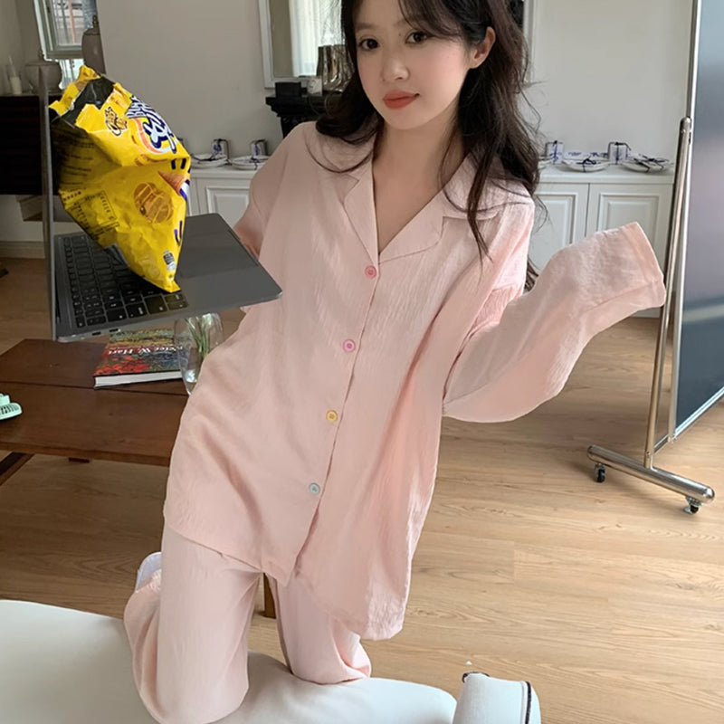 solid pink room wear
