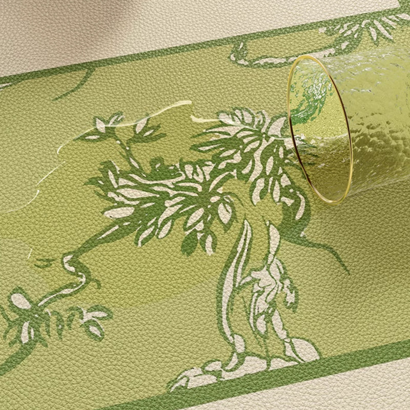 2design green botanical logo place mat