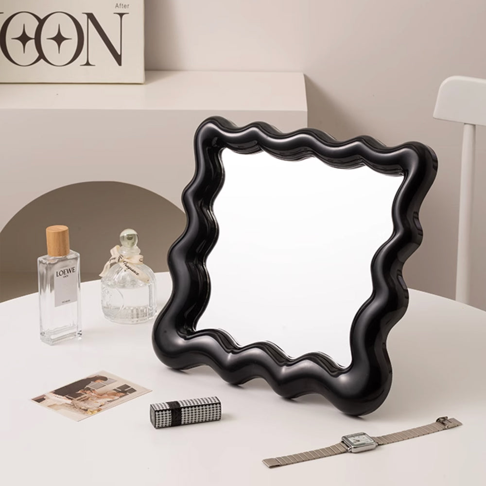 6color wave square mirror