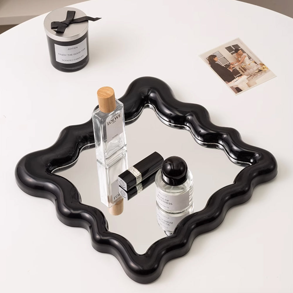 6color wave square mirror