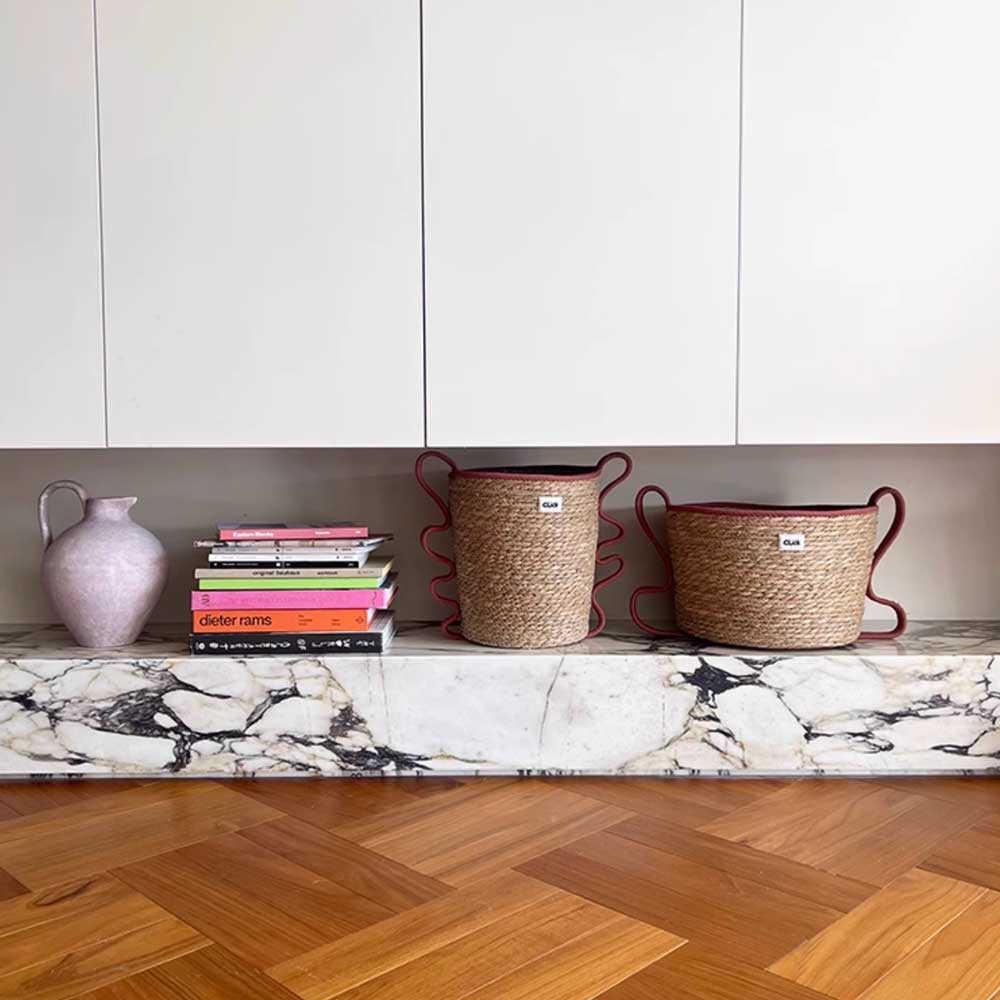 2size wave handle basket