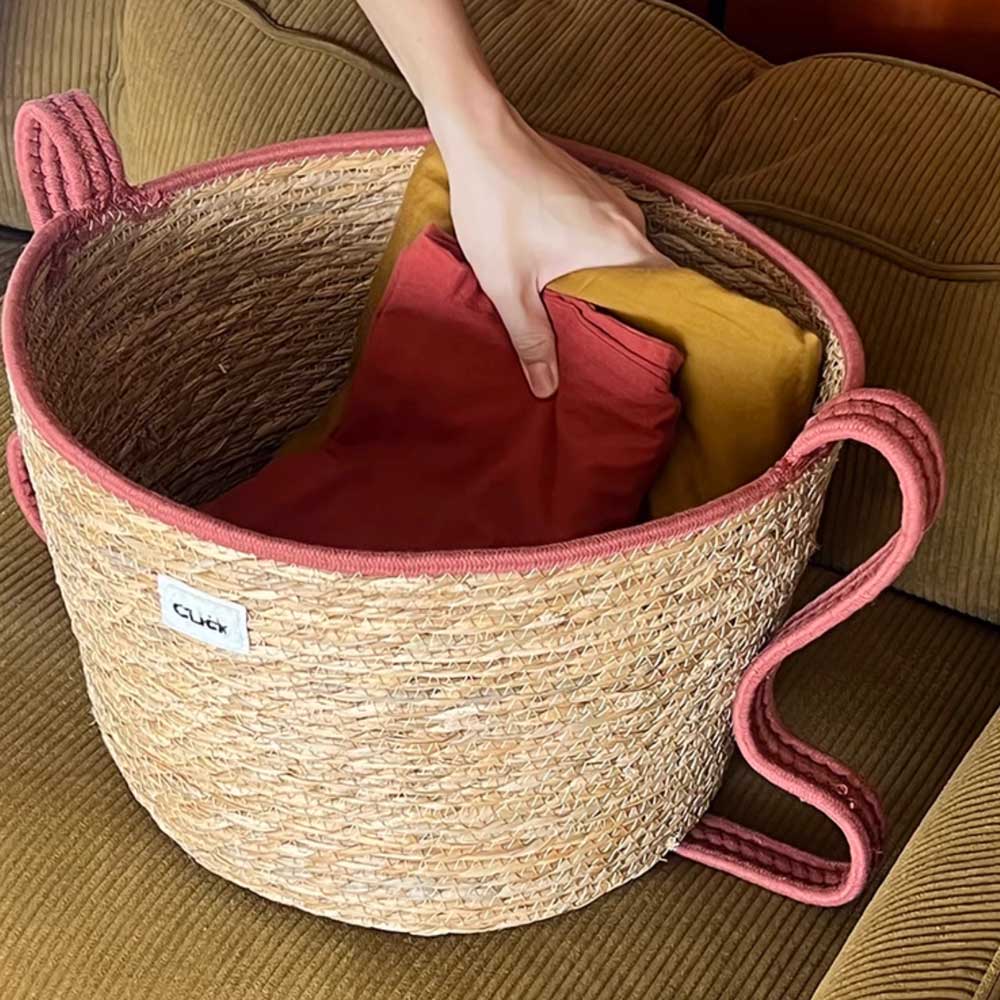 2size wave handle basket