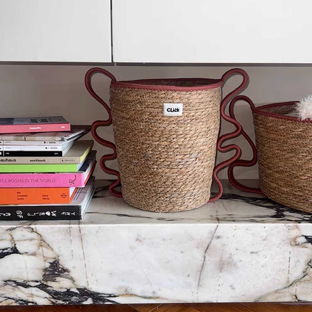 2size wave handle basket