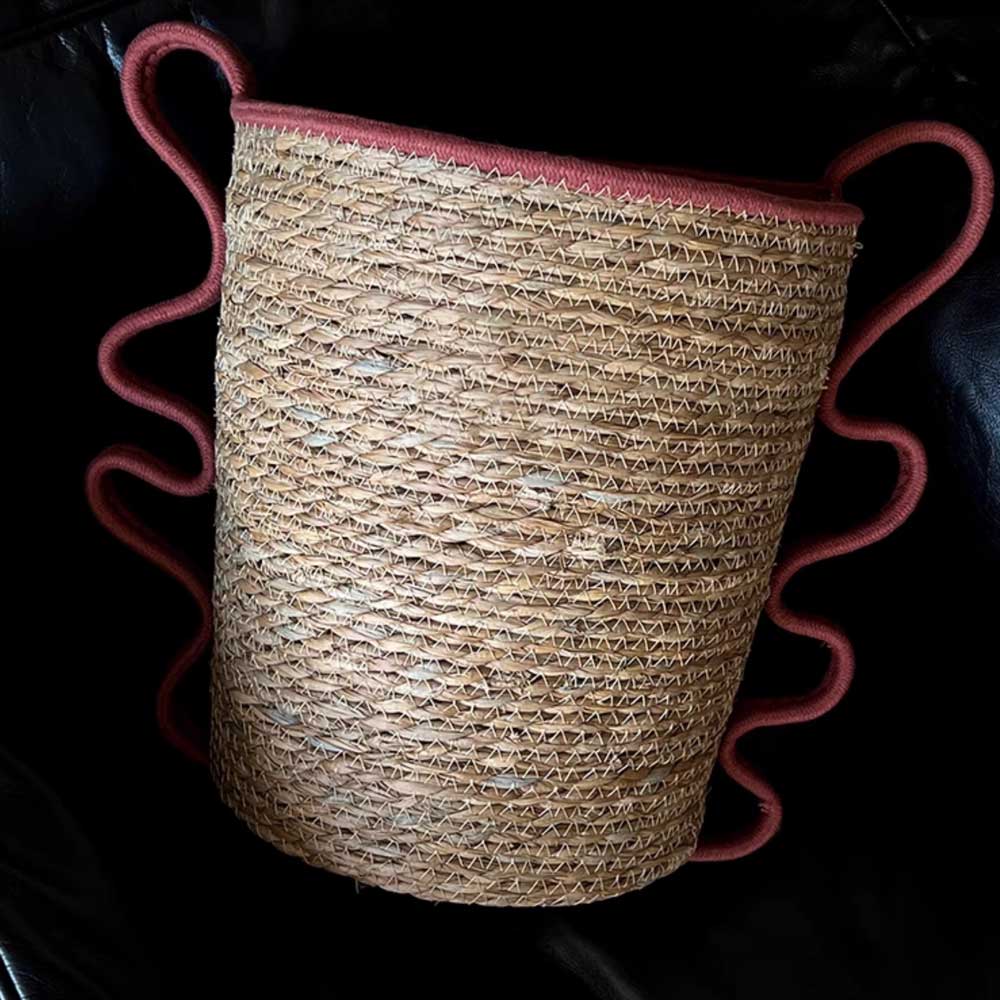 2size wave handle basket
