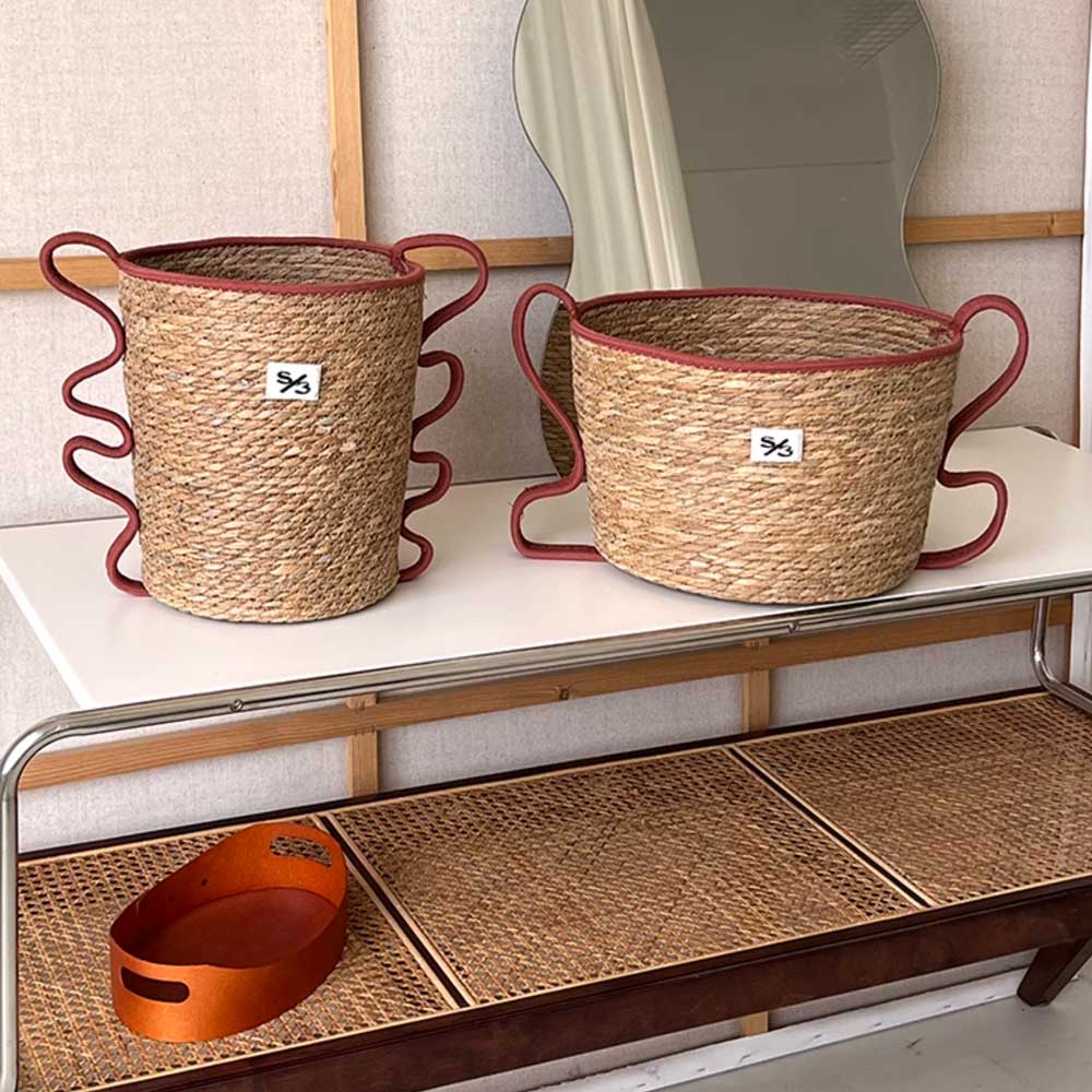 2size wave handle basket