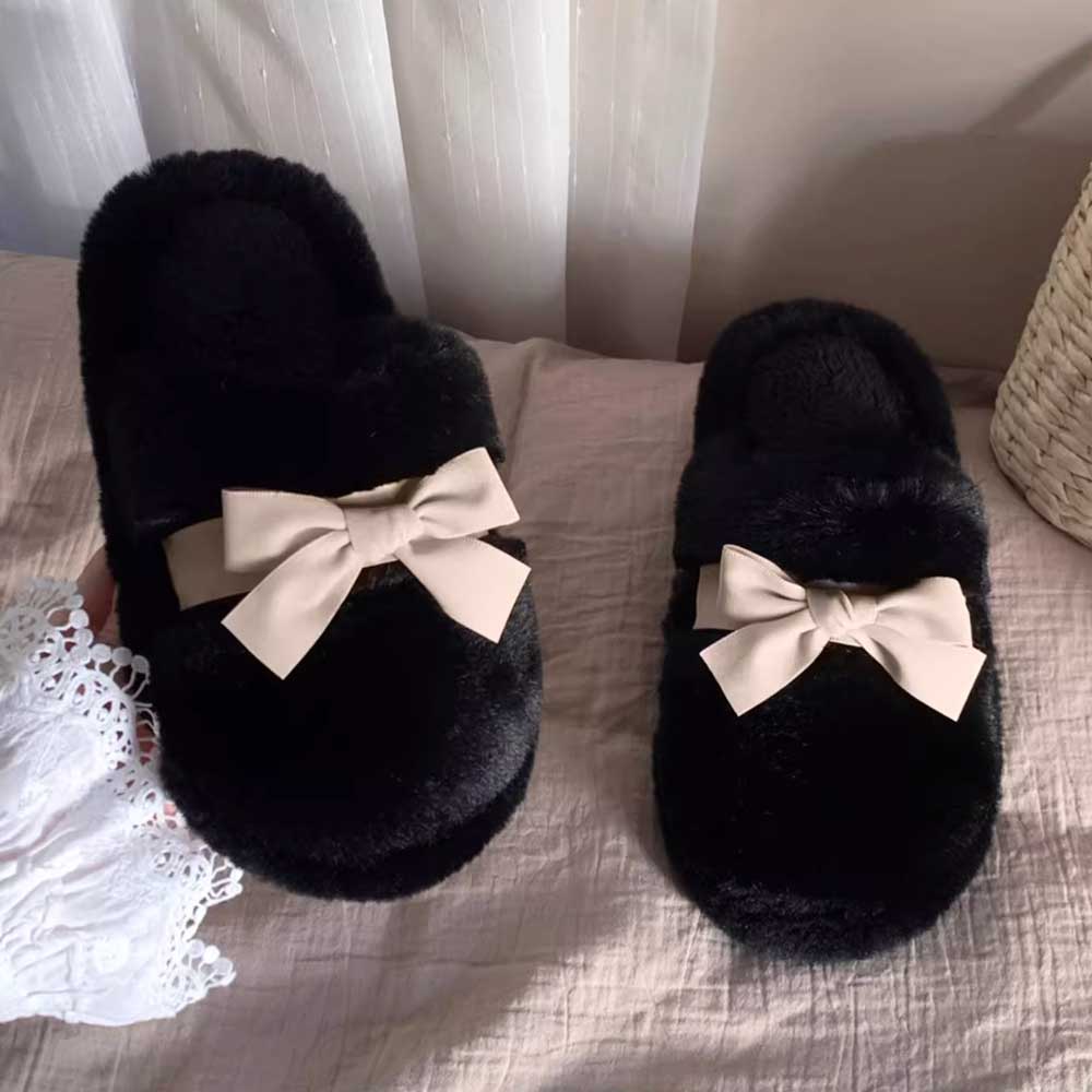 3color girly ribbon room shoes