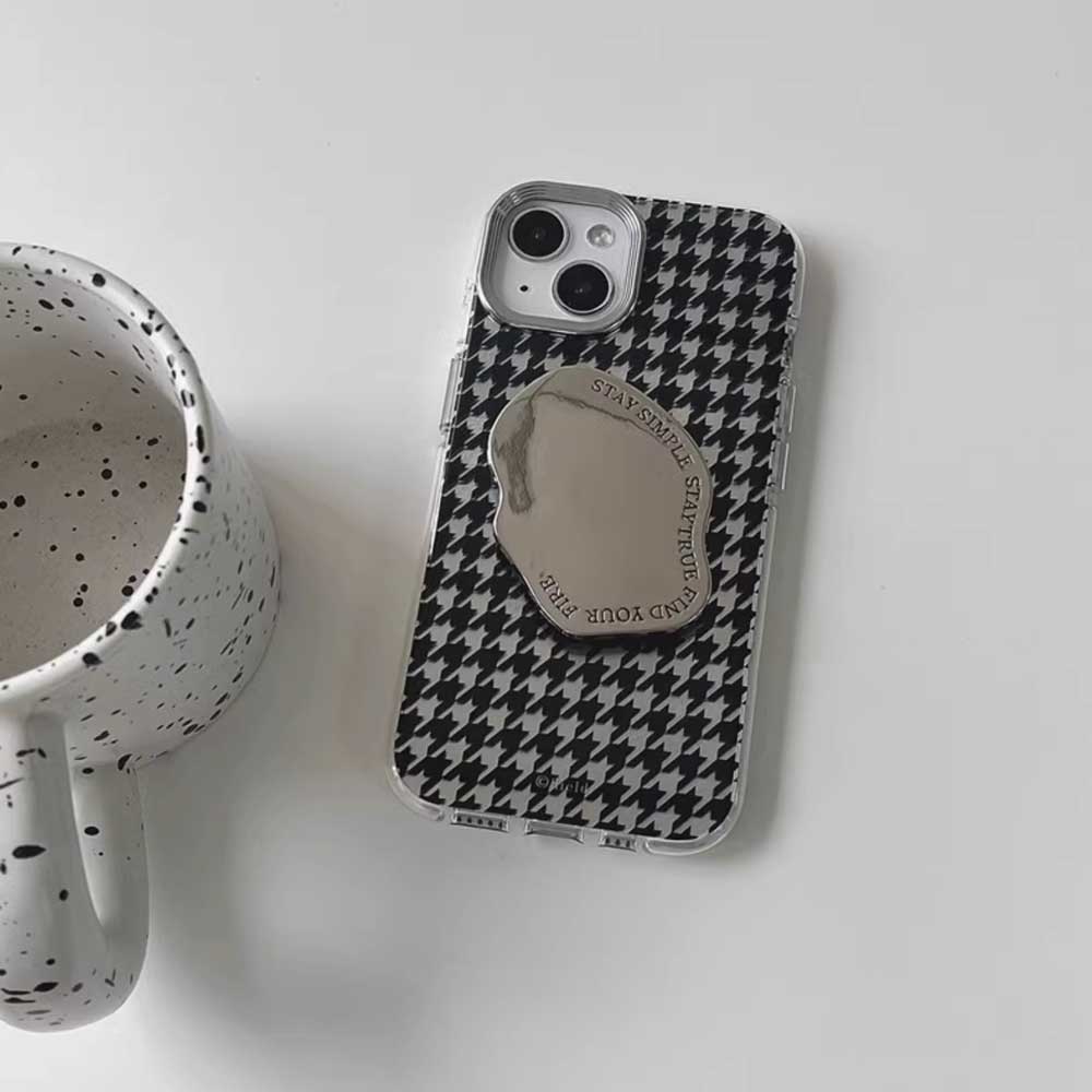houndstooth pattern iPhone case
