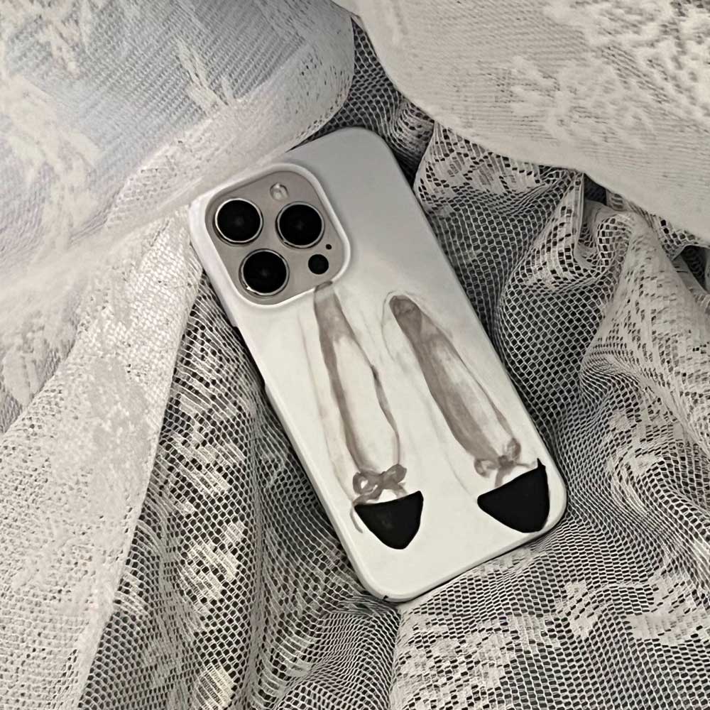 toe shoes paint iPhone case