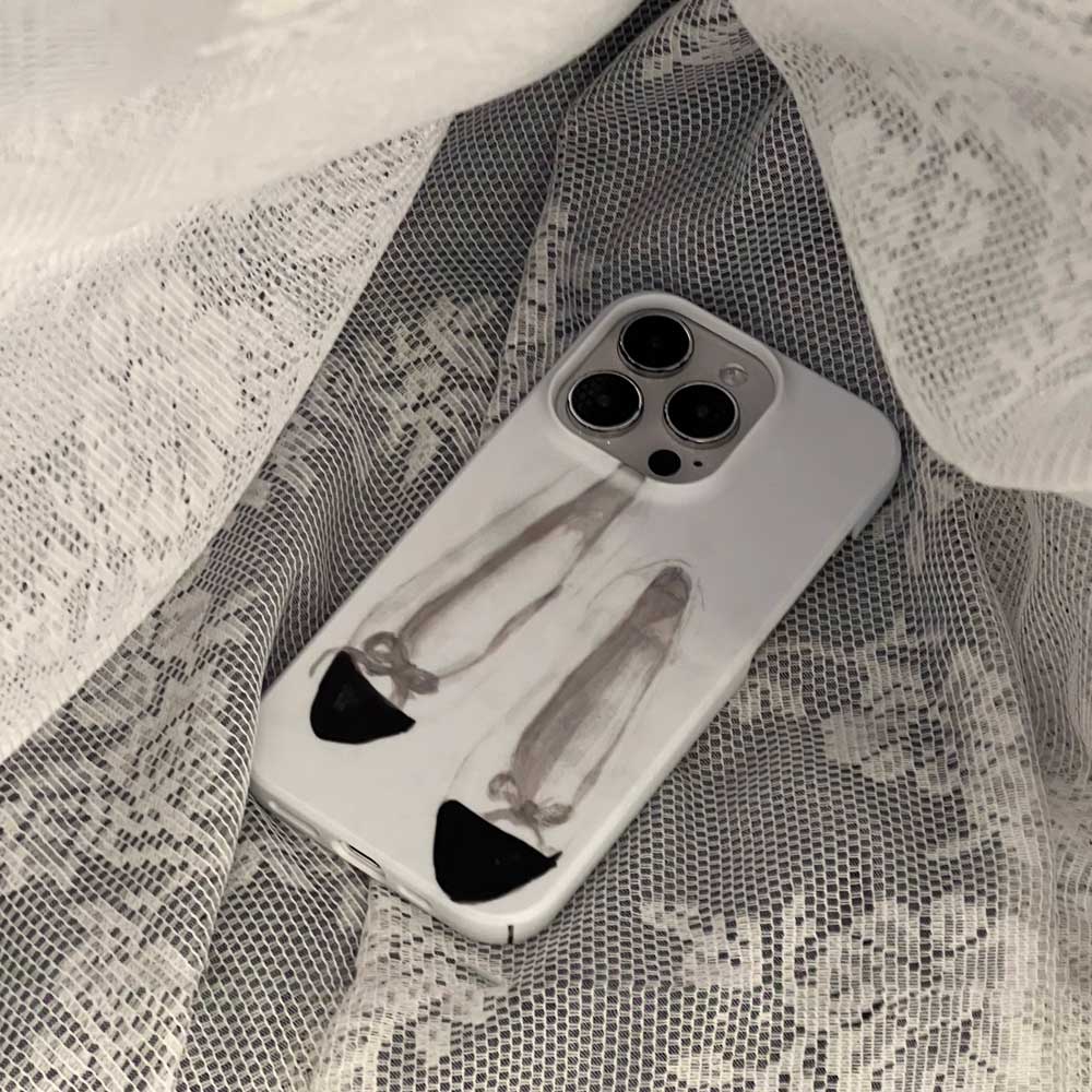 toe shoes paint iPhone case