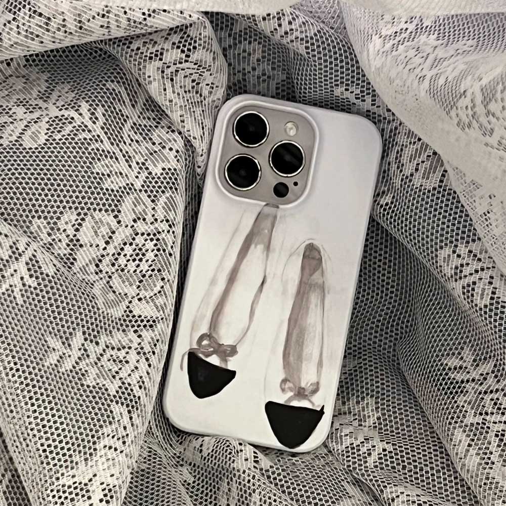 toe shoes paint iPhone case