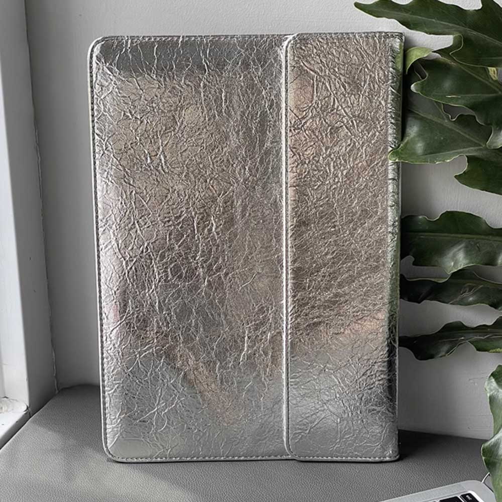 chrome silver PC bag