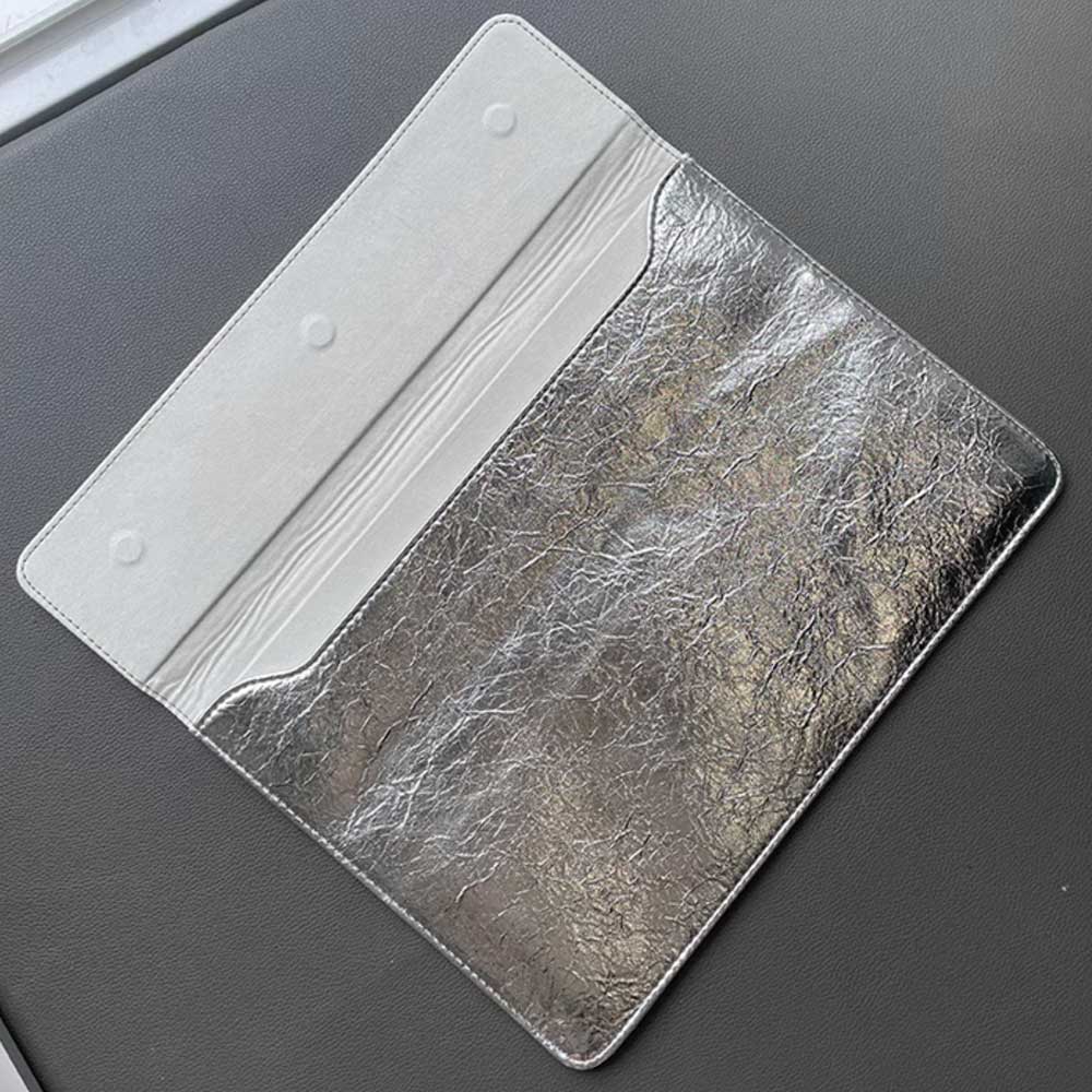 chrome silver PC bag