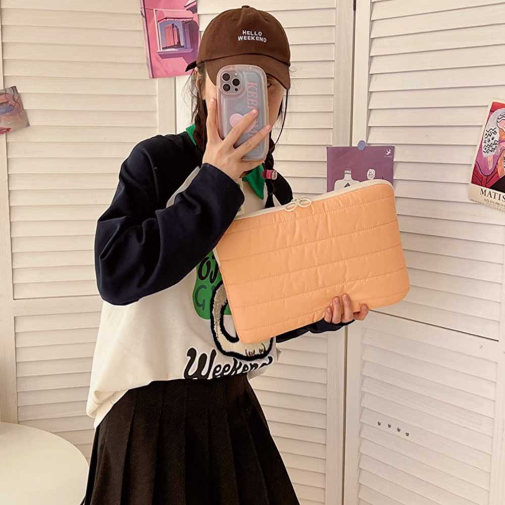 4color quilting stitch ipad & pc bag