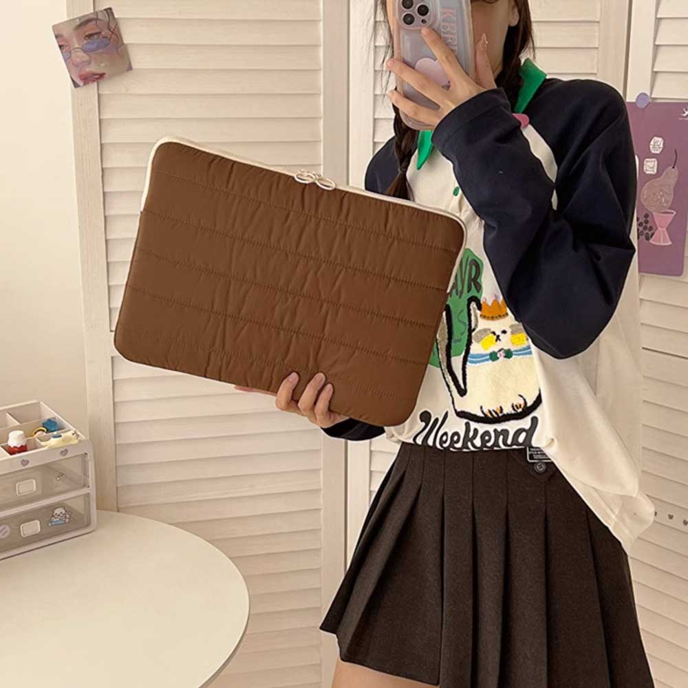 4color quilting stitch ipad & pc bag