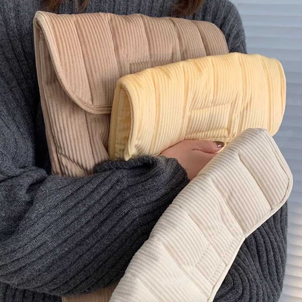 3color corduroy flap ipad & pc bag