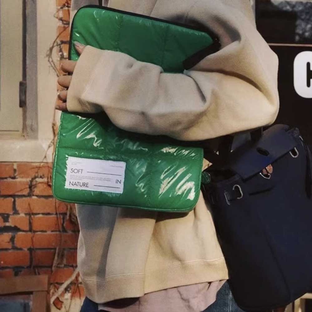 2color nylon ipad & pc bag