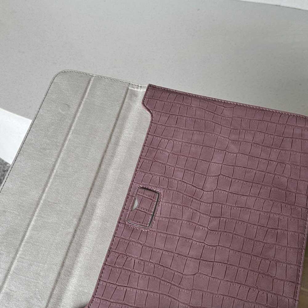 5color crocodile leather PC bag