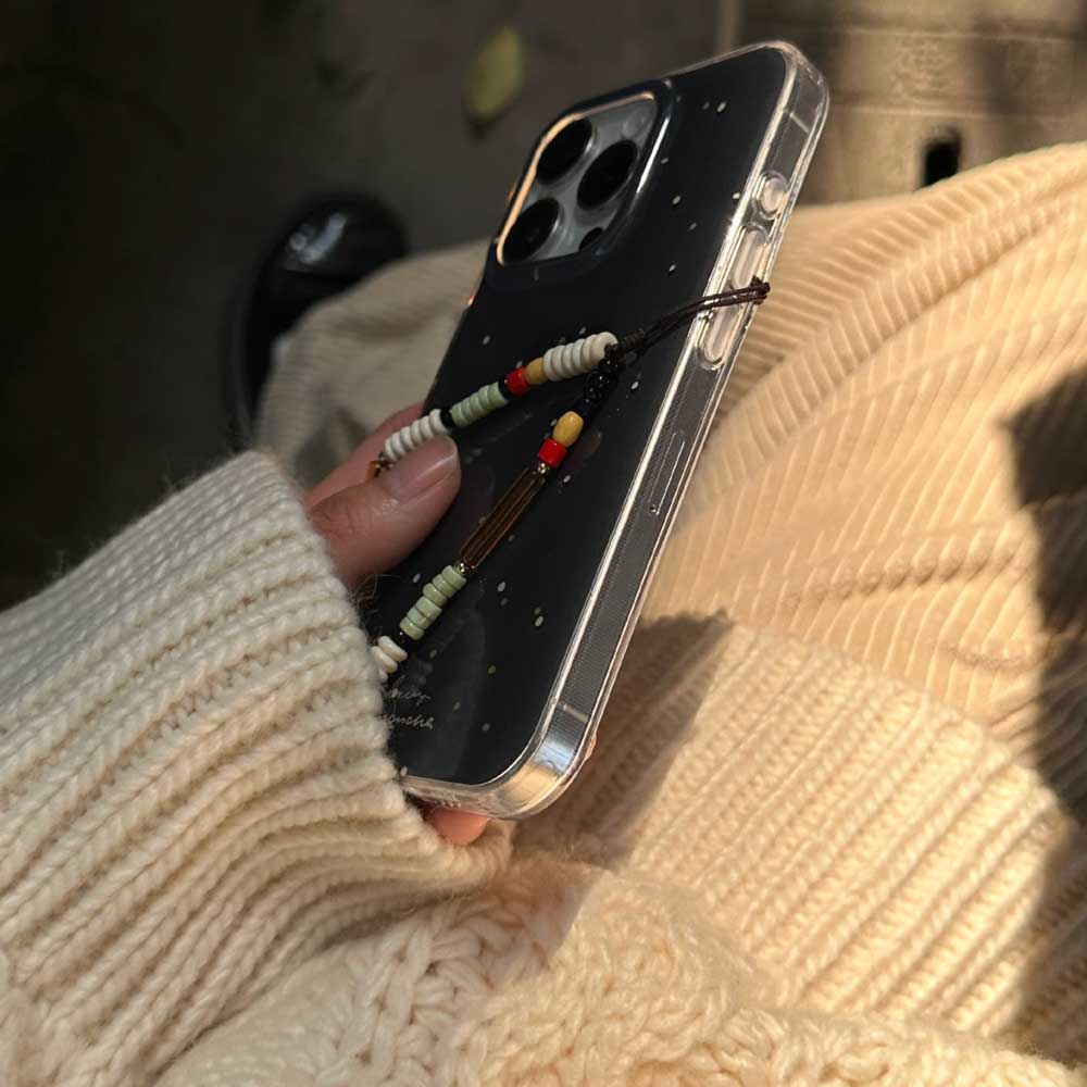 black mini dot iPhone case