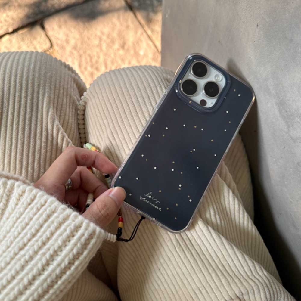 black mini dot iPhone case