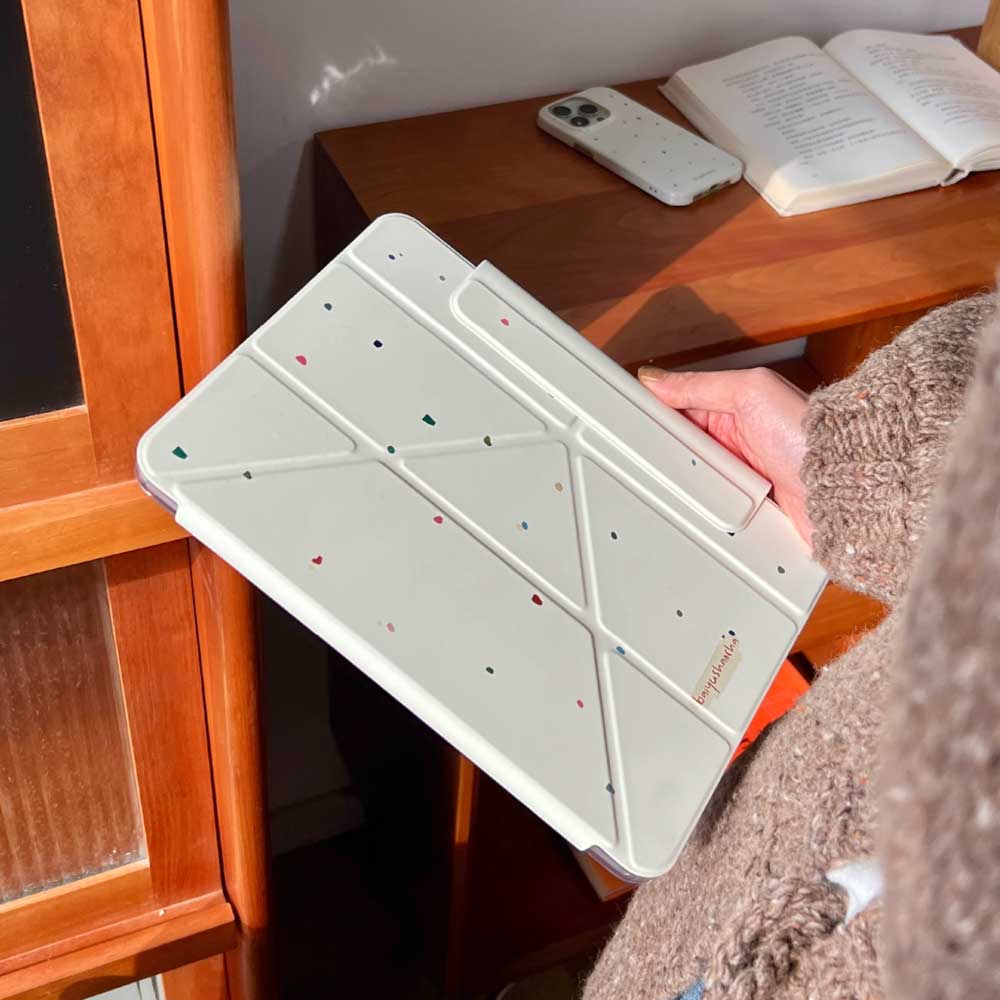 colorful dot iPad case
