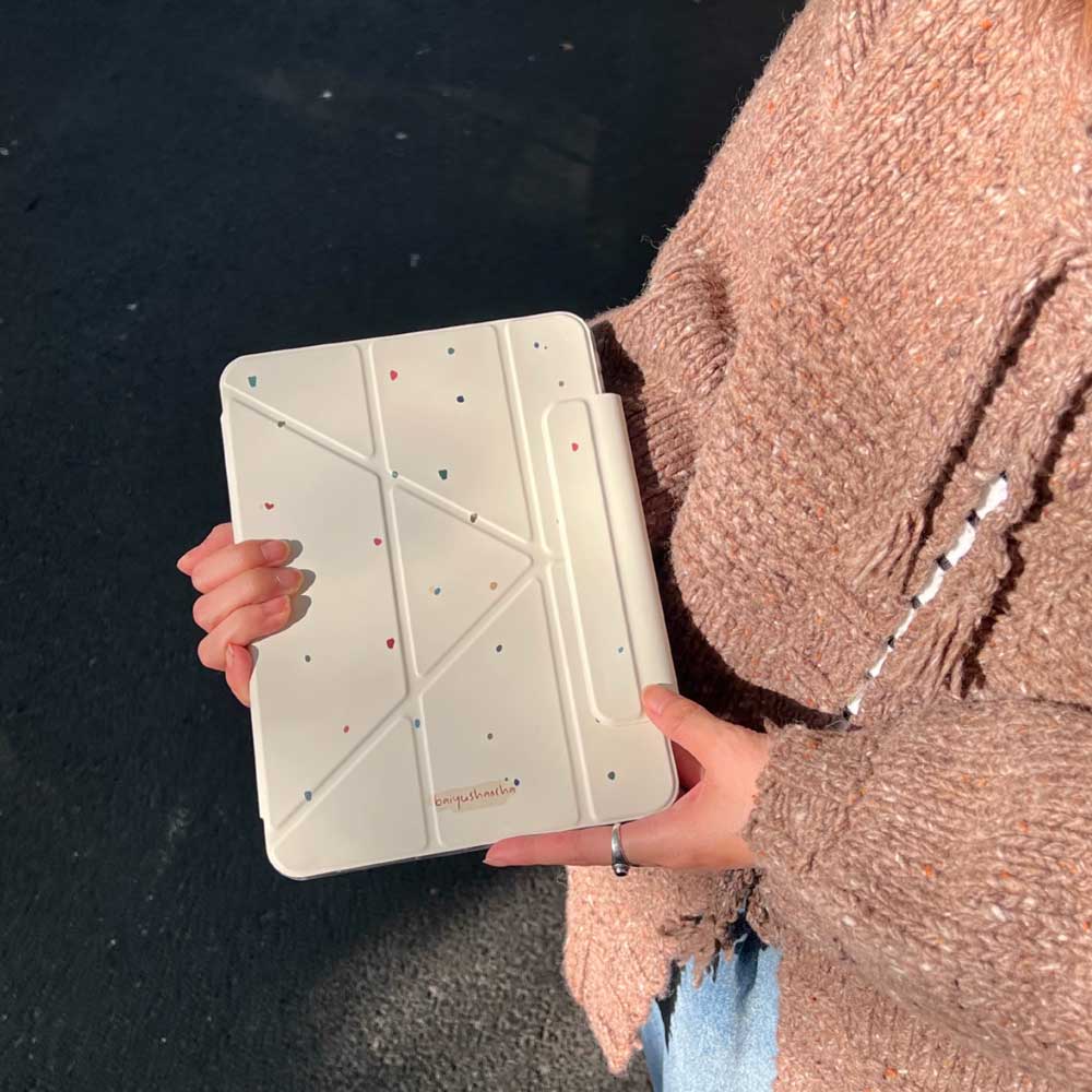 colorful dot iPad case