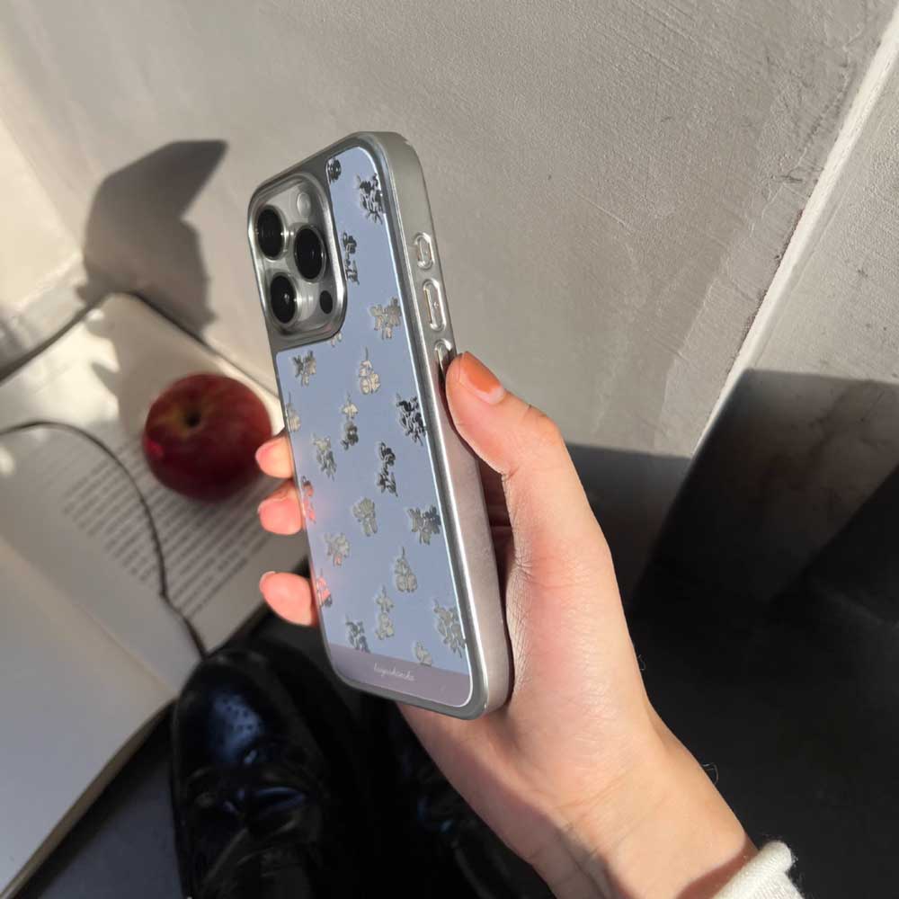 mirror flower iPhone case