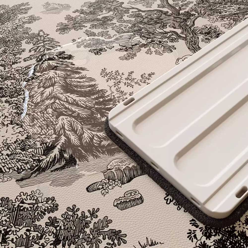 2type black forest door mat