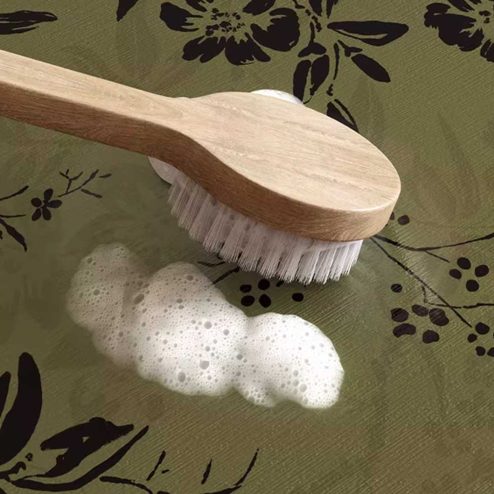 flower shadow bath mat