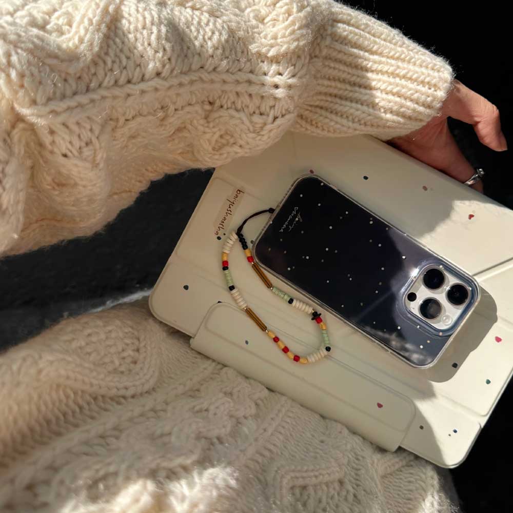 black mini dot iPhone case