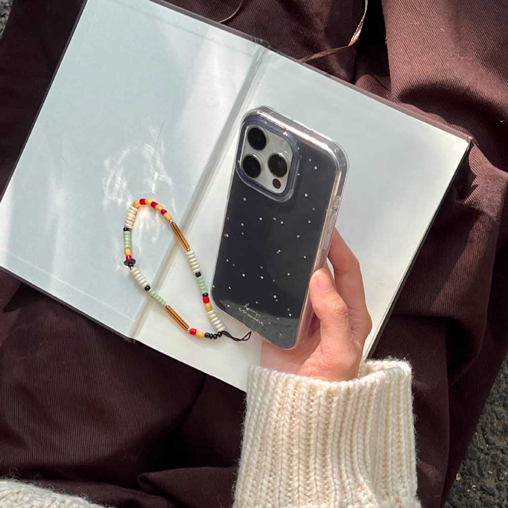 black mini dot iPhone case